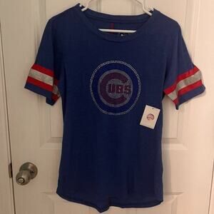 Adorable, Sparkly CUBS T-shirt, Genuine MLB Merchandise